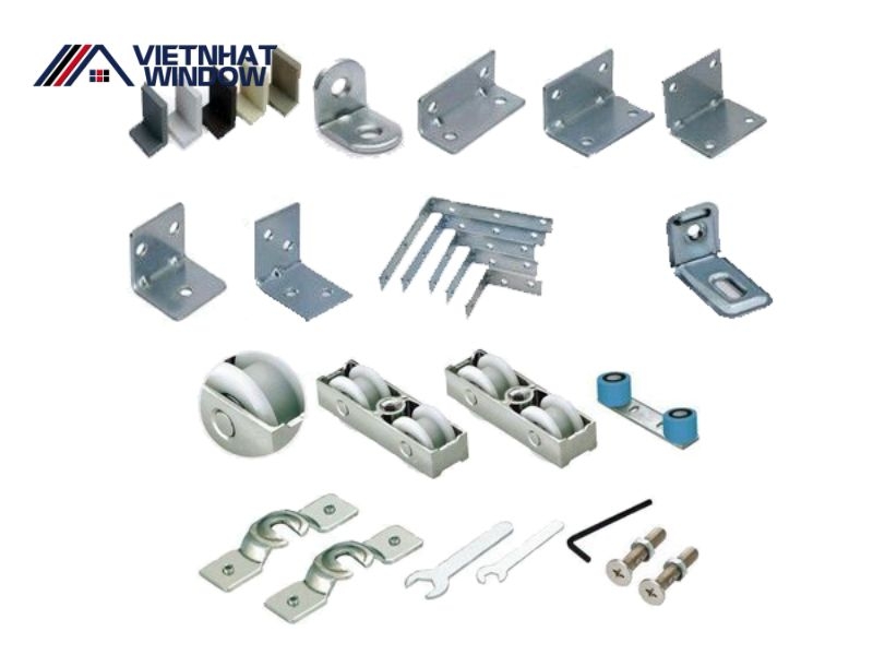 Các loại phụ kiện nhôm kính cơ bản