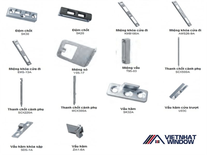 Điều gia chủ cần biết khi lựa chọn phụ kiện cửa nhôm xingfa
