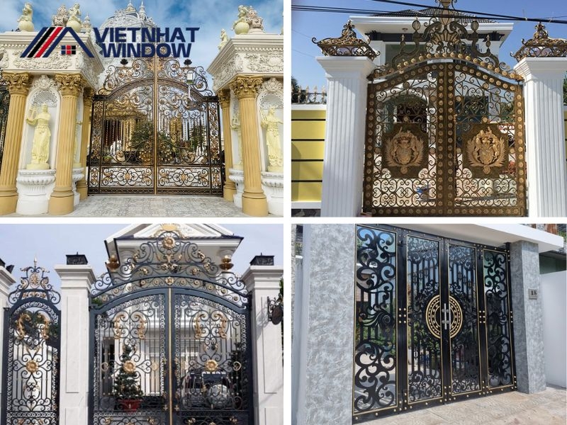 So sánh cổng sắt mỹ thuật và cổng nhôm đúc: Đâu là lựa chọn hoàn hảo cho ngôi nhà bạn?