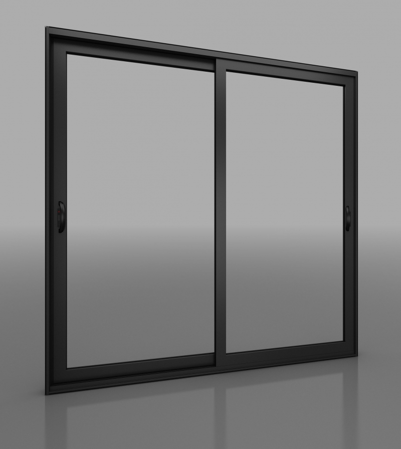 Cửa đi mở trượt 2 cánh hệ ND-XF95